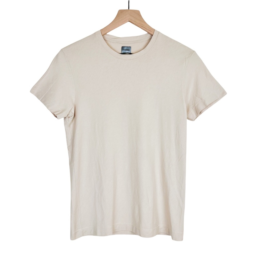 Jil Sander Cream Short Sleeve Tee